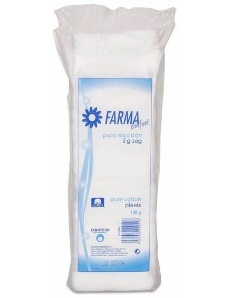 Farmaconfort Algodón Plegado Zig-Zag, 50 G