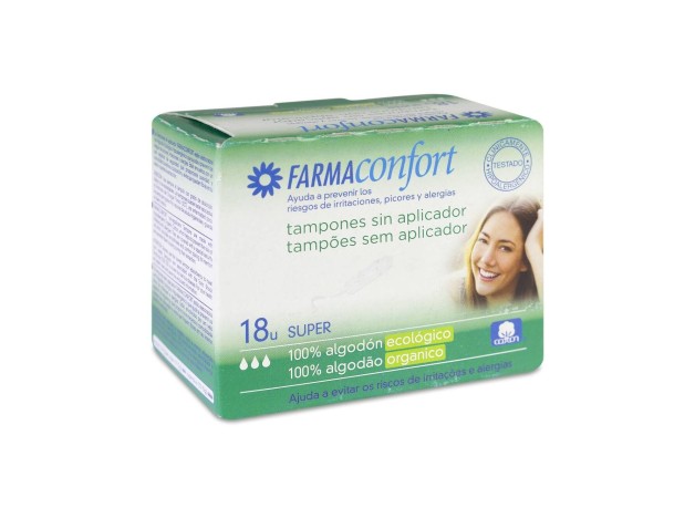 Farmaconfort Tampón Sin Aplicador Algodón...