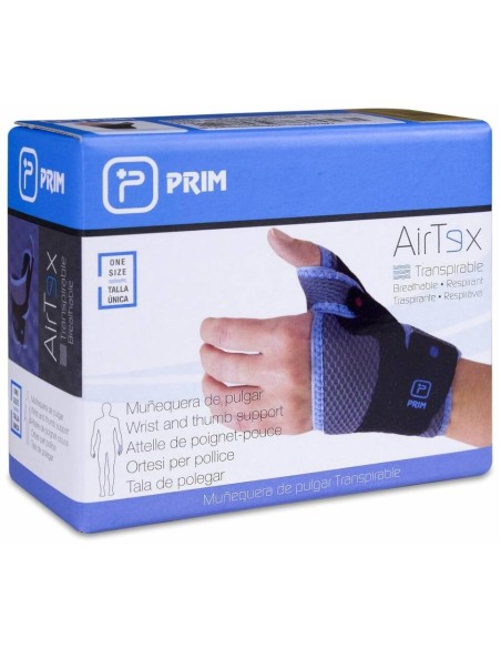 Prim Airtex Muñequera Pulgar Derecho Talla Única, 1 Ud