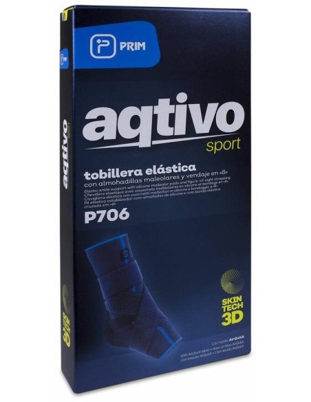 Prim Aqtivo Sport Tobillera Con Almohadillas En 8 Talla M, 1 Ud