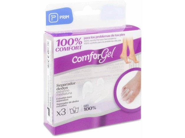 Comforgel Separador Dedos Extrafino Medialuna...