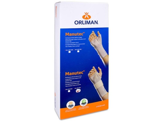 Orliman Muñequera Elástica Abierta Férula Larga...