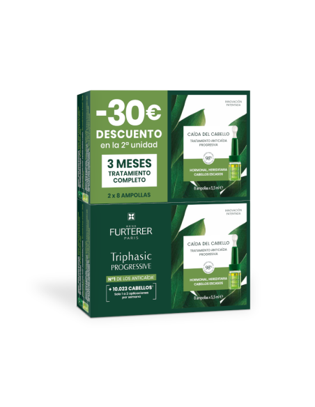 René Furterer Anticaída Triphasic Progresiva Duplo 30€ 2ªunidad