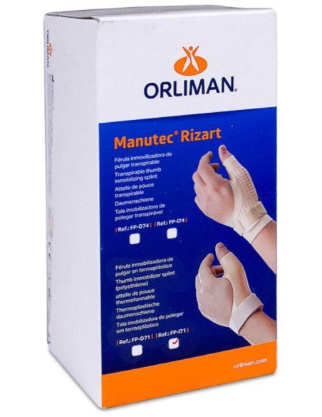 Orliman Férula Inmovilizadora Pulgar Fp-D74 Talla 3, 1 Unidad