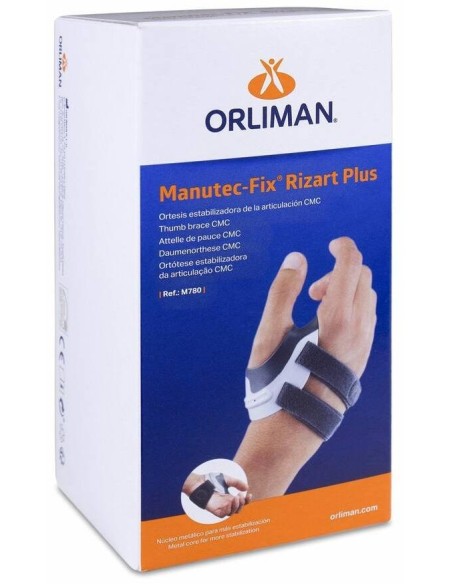 Orliman Ortesis Estabilizadora Articulación Carpometacarpiana M780 Mano Izquierda Talla 2, 1 Ud