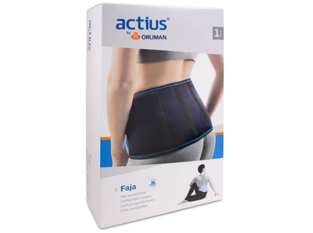 Actius Faja Sacrolumbar Neopreno Talla Única, 1 Ud
