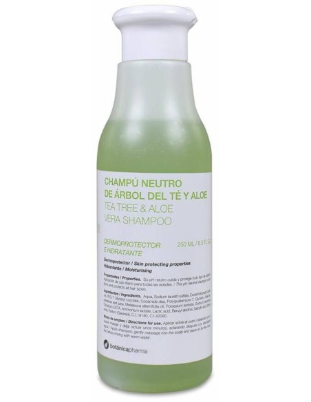 Botánicapharma Champú Aloe Vera Y Árbol Del Té, 250 Ml