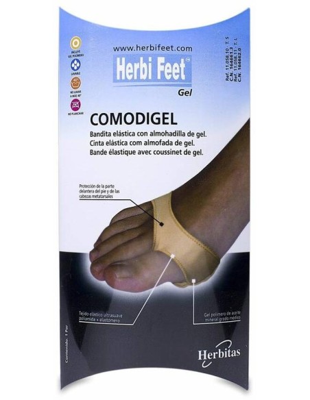 Herbi Feet Comodigel Banda Metatarsal Talla L, 1 Ud