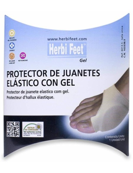 Herbifeet Protector De Juanetes Elástico Con Gel Talla U, 1 Ud
