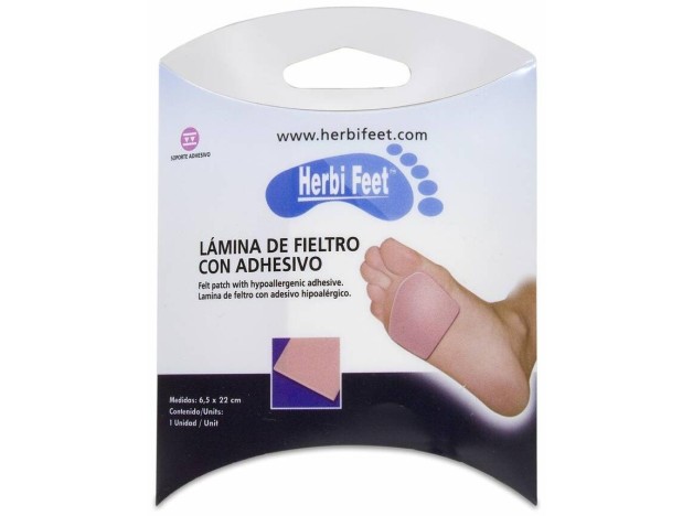 Herbi Feet Mini Lámina De Fieltro 6,5 X 22 Cm,...