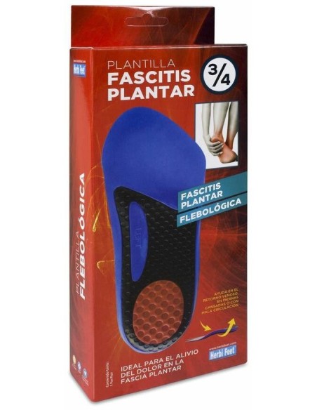 Herbi Feet Plantilla Fascitis Plantar 3/4 Talla L, 1 Par
