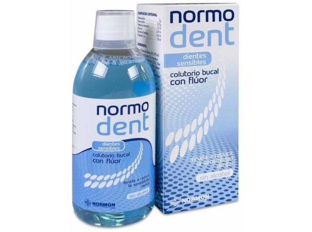 Normodent Colutorio Para Dientes Sensibles, 500 Ml