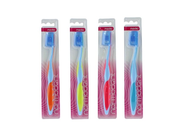 Normodent Cepillo Dental Medio, 1 Unidad