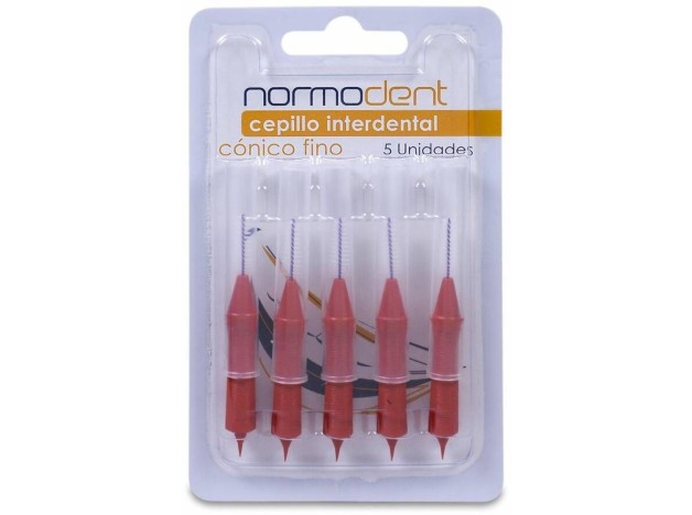 Normodent Cepillos Interdentales Cónicos Finos,...