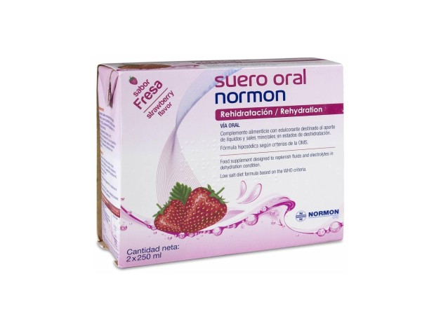 Suero Oral Normon Fresa 2 Bricks X 250Ml