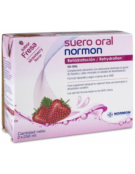 Suero Oral Normon Fresa 2 Bricks X 250Ml