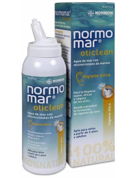 Normomar Oticlean Spray Limpieza Oído 100Ml