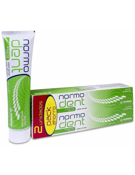 Normodent Anticaries Pack Pasta Dental 2 X 125Ml
