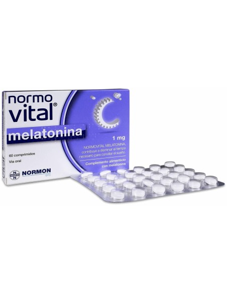 Normovital Melatonina 1 Mg, 60 Uds