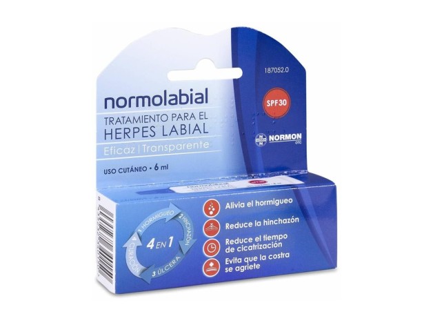 Normolabial Tratamiento Herpes Labial, 6 Ml