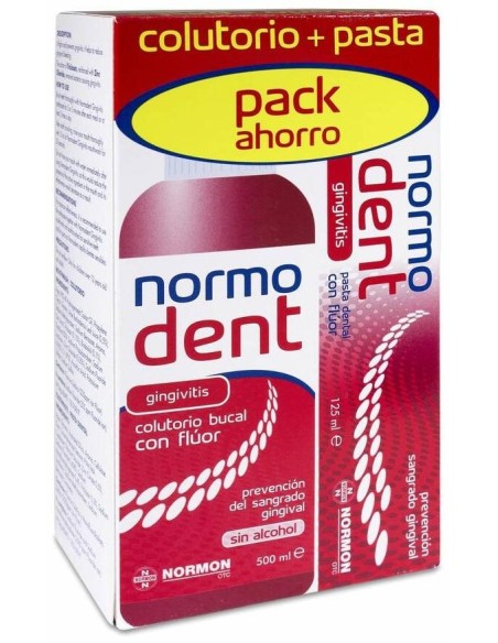 Pack Normodent Gingivitis Pasta + Colutorio, 1 Ud