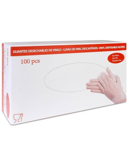 Wally Plastic Vinilocodix Guantes Sin Polvo Xl 100Uds