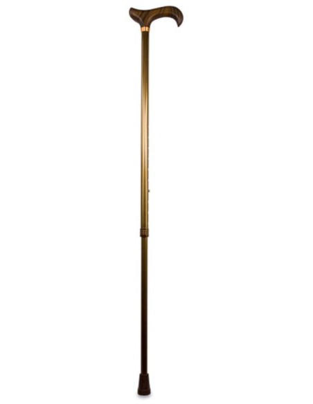 Prim Muletilla Aluminio Extensible Puño Derby Bronce A366, 1 Unidad
