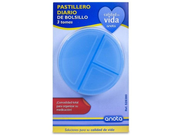 Anota Pastillero Diario 3 Tomas, 1 Ud