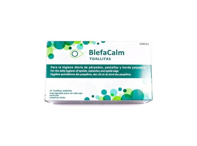 Blefacalm Toallitas Esteriles Impregnadas 30Uds