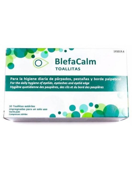 Blefacalm Toallitas Esteriles Impregnadas 30Uds