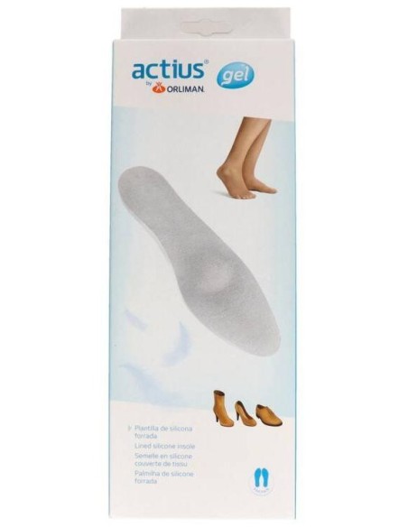 Orliman Feetpad Plantilla De Silicona Larga Con Apoyo Retrocapital Forrada Acp936 Talla 4 N° 43-44, 1 Par