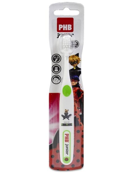 Phb Cepillo Dental Plus Junior Ladybug 6 Anos
