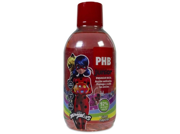 Phb Enjuague Bucal Junior 500Ml Ladybug