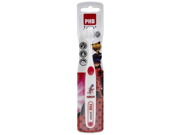 Phb Cepillo Dental Plus Junior Ladybug 6 Anos