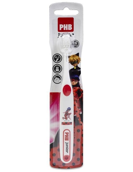 Phb Cepillo Dental Plus Junior Ladybug 6 Anos