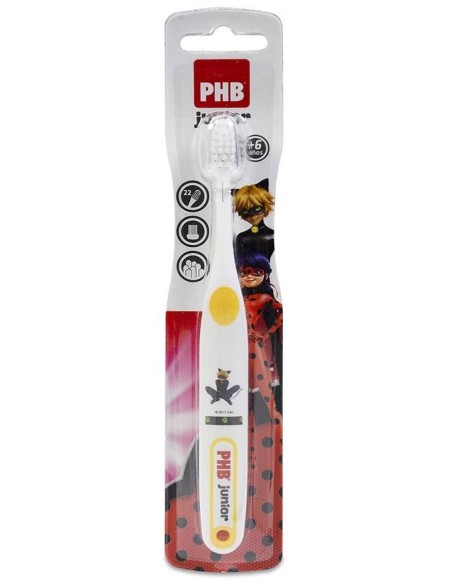 Phb Cepillo Dental Plus Junior Ladybug 6 Anos