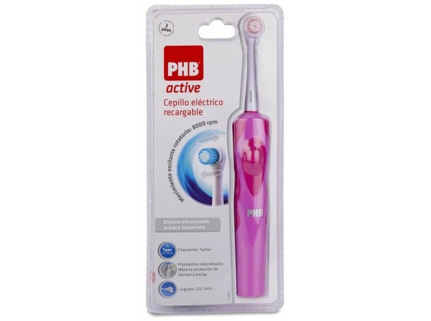 Phb Active Cepillo Eléctrico Recargable Rosa, 1 Ud