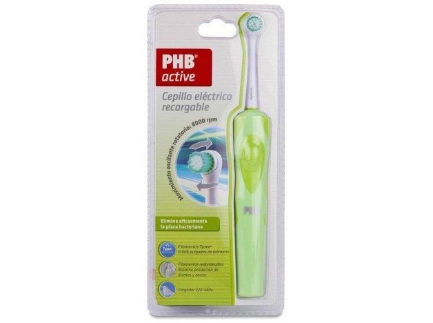 Phb Active Cepillo Eléctrico Recargable Verde,...