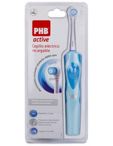Phb Active Cepillo Eléctrico Recargable Azul, 1 Ud