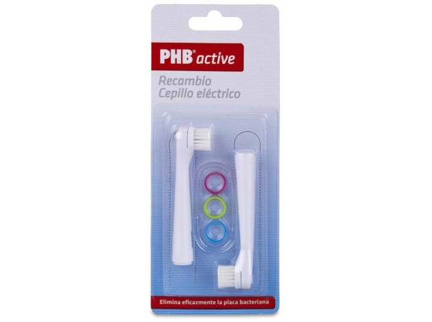 Phb Active Recambio Cepillo Eléctrico, 2 Uds