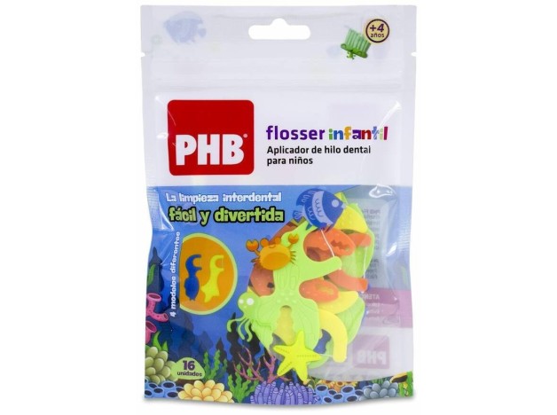 Phb Aplicador Hilo Dental Flosser Inf Pe 16Ud
