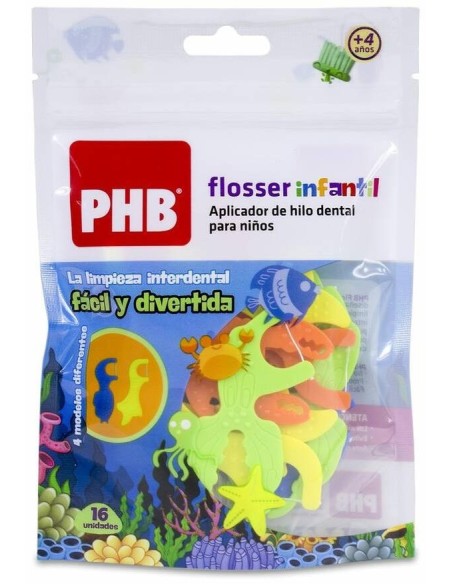 Phb Aplicador Hilo Dental Flosser Inf Pe 16Ud