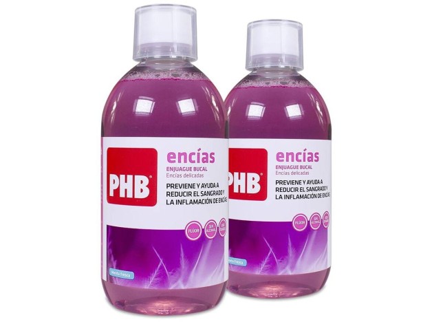 Duplo Phb Encías Enjuague Bucal, 2 X 500 Ml
