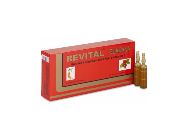 Revital Guaraná, 20 Ampollas