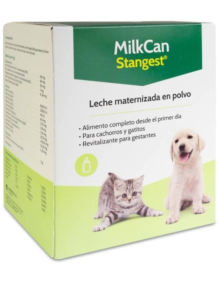 Stanvet Milk Can 400 G + Biberón Perros Y Gatos, 1 Unidad