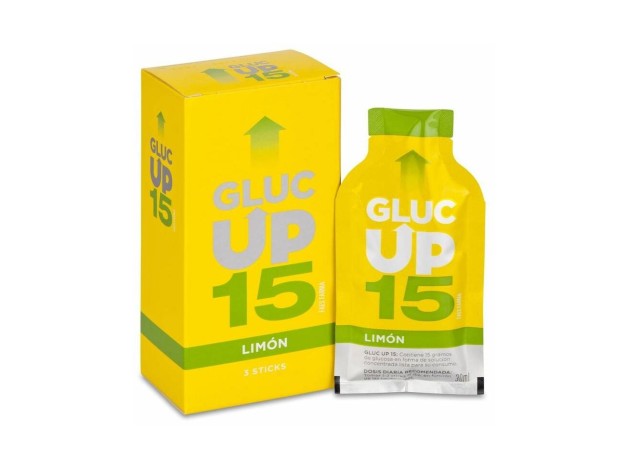 Gluc Up Limón 15 G, 3 Sticks