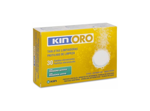 Kin Oro Tabletas Limpiadoras De Prótesis...