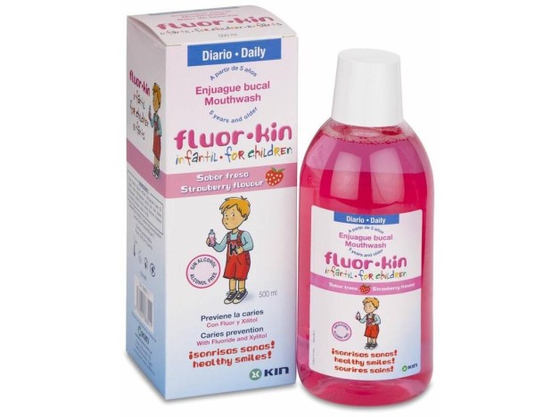 Fluorkin Infantil Enjuague Bucal Anticaries...