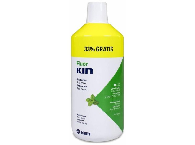 Fluor Kin Anticaries Colutorio Diario 0,5%, 750 Ml
