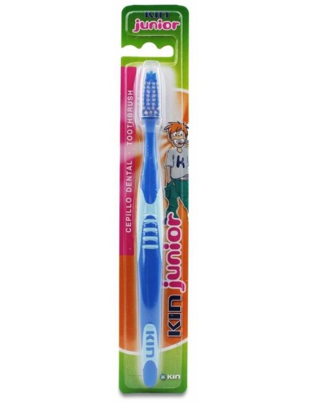 Cepillo Dental Kin Junior 6-12 Años + Capuchon